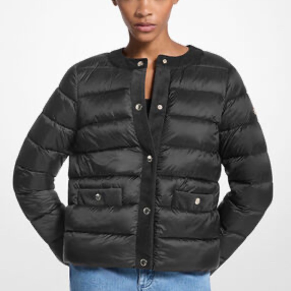 Michael Kors Black Quilted Puffer Jacket